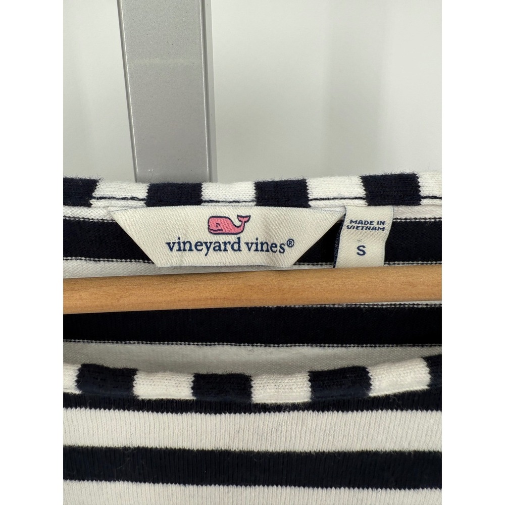 Vineyard Vines Women's Striped Long Sleeve T Shirt Dress Size S - Picture 3 of 10